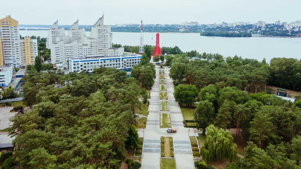 Парк Алые Паруса - пешие прогулки в Воронеже
