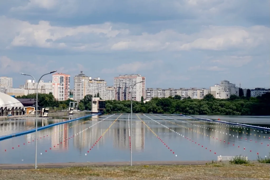 Чернавская дамба в Воронеже